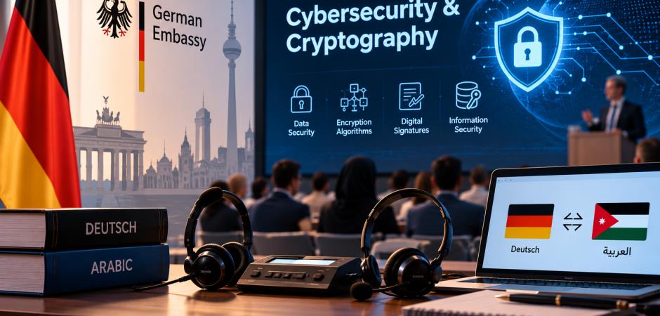 Project Tarjim Provides Cybersecurity Translation and Interpretation for the German Embassy